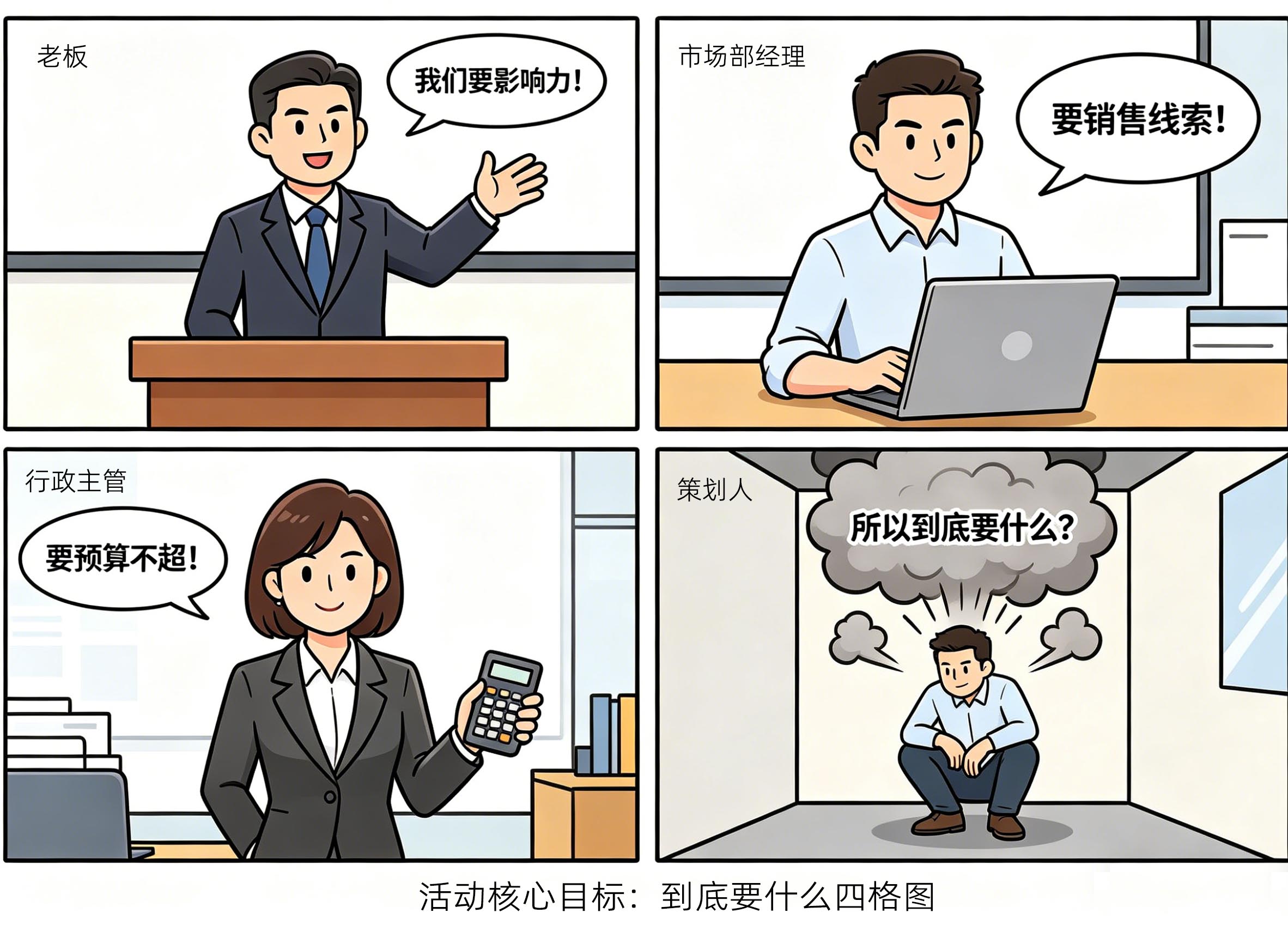 办活动到底要什么