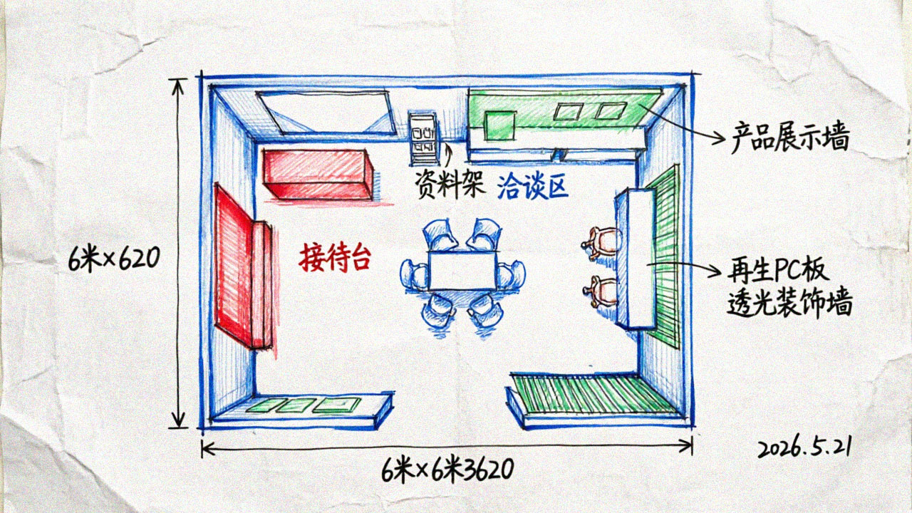 36平标准展位动线布局图