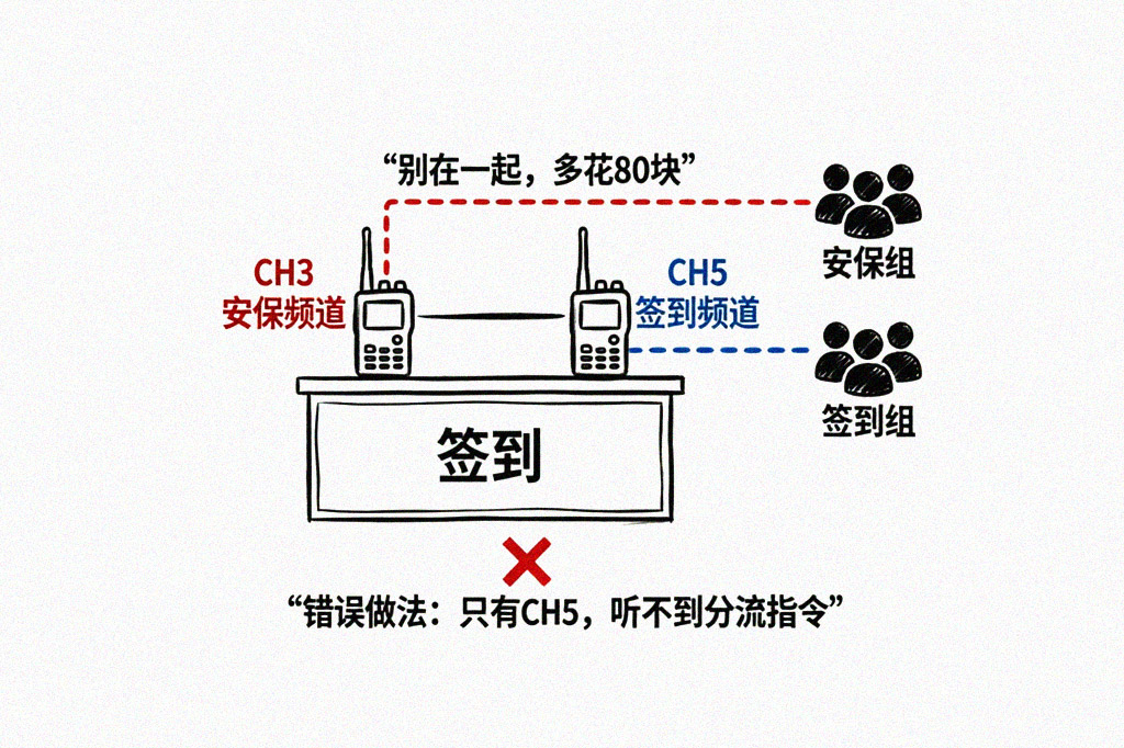 对讲机频道配置