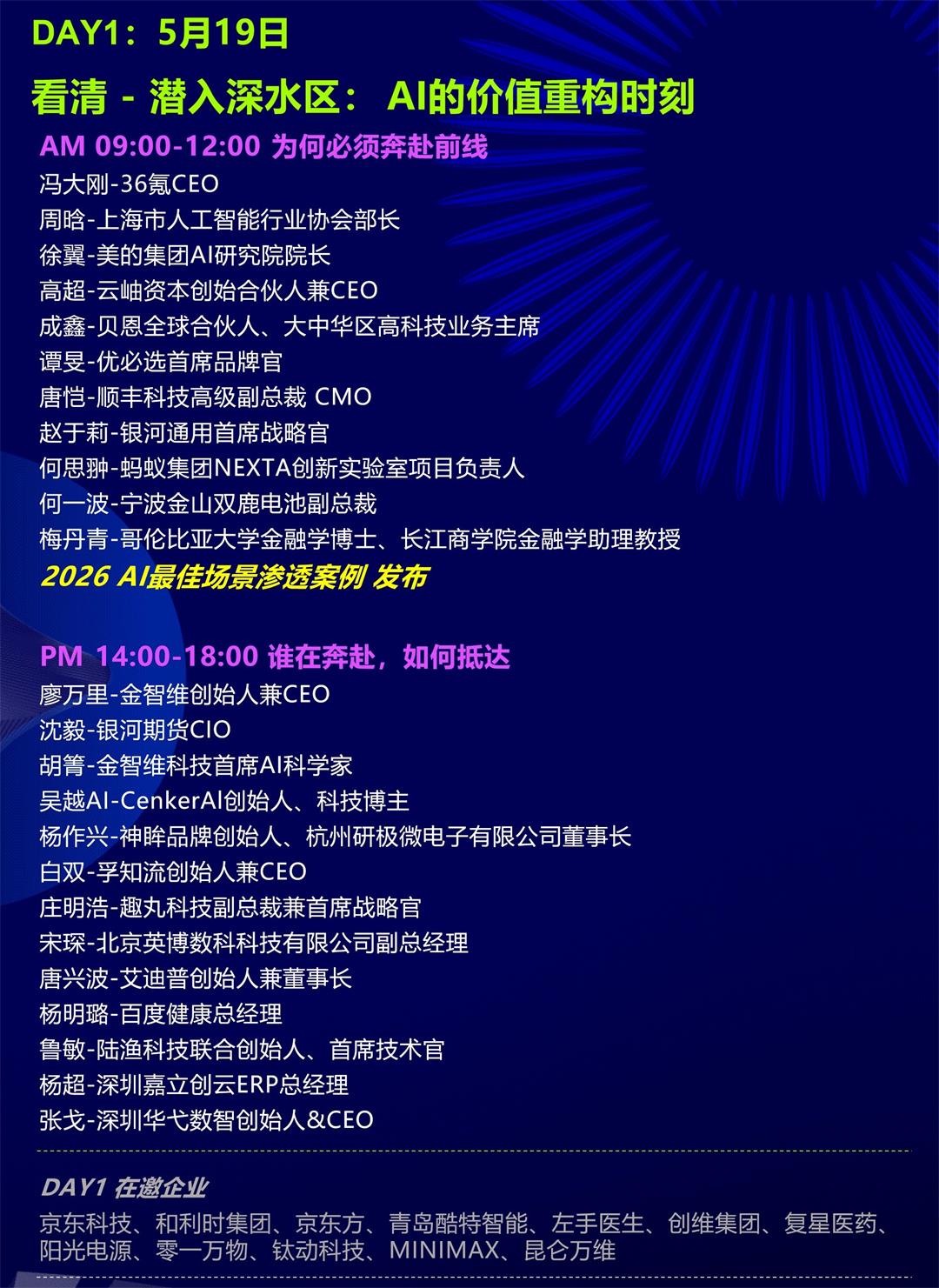 2026 AI Partner — 北京亦庄 [AI+] 产业大会议程介绍