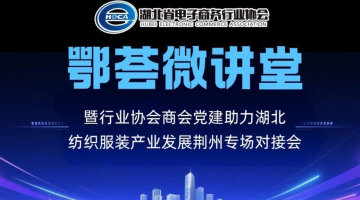 鄂荟微讲堂暨行业协会商会党建助力湖北纺织服装产业发展｜荆州专场对接会