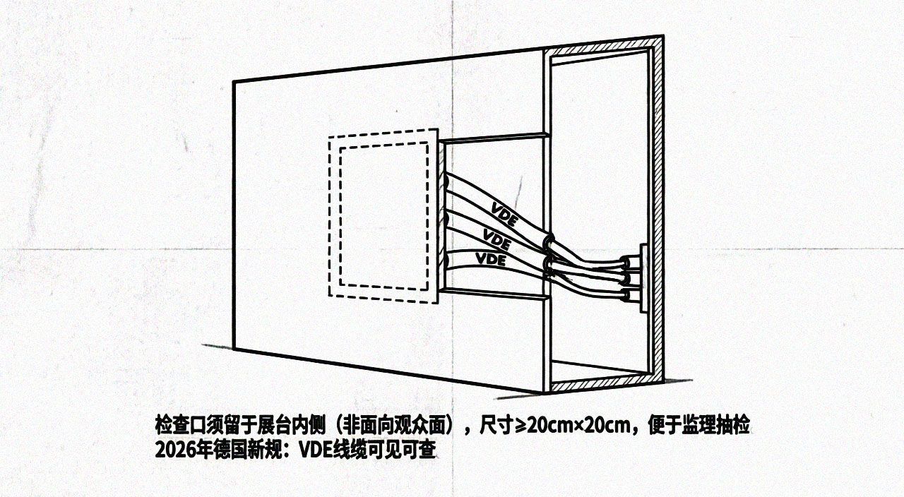 电线检查口示意图