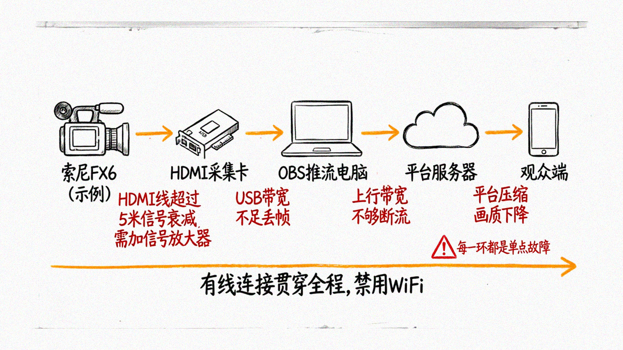 直播系统链路全景图