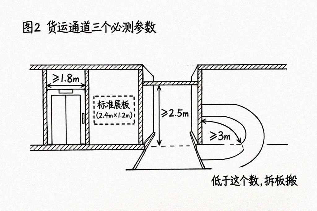 <strong>货运通道</strong>三参数标注