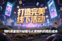 打造完美线下活动：物料质量提升秘籍与劣质物料的隐形成本