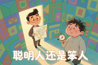 聪明人还是笨人？不同人有不同看法