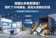 撤展比参展更赚钱？我盯了30场展会，发现大家都在扔钱