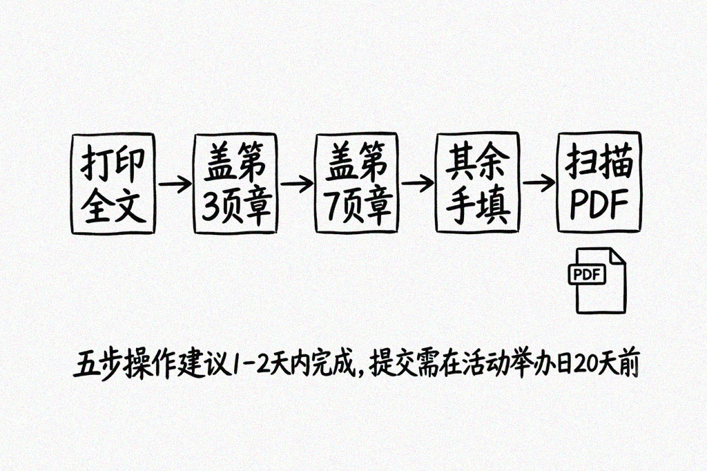 打印后使用步骤
