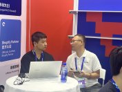 数贸会快讯！跨境123总监陈镇栓接受采访