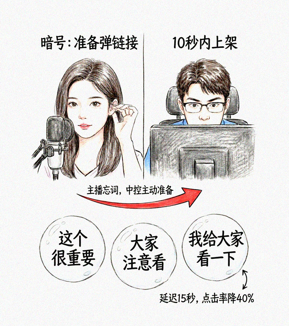 互动暗号“中控-主播”对照图