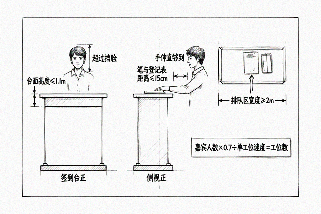签到台物理参数