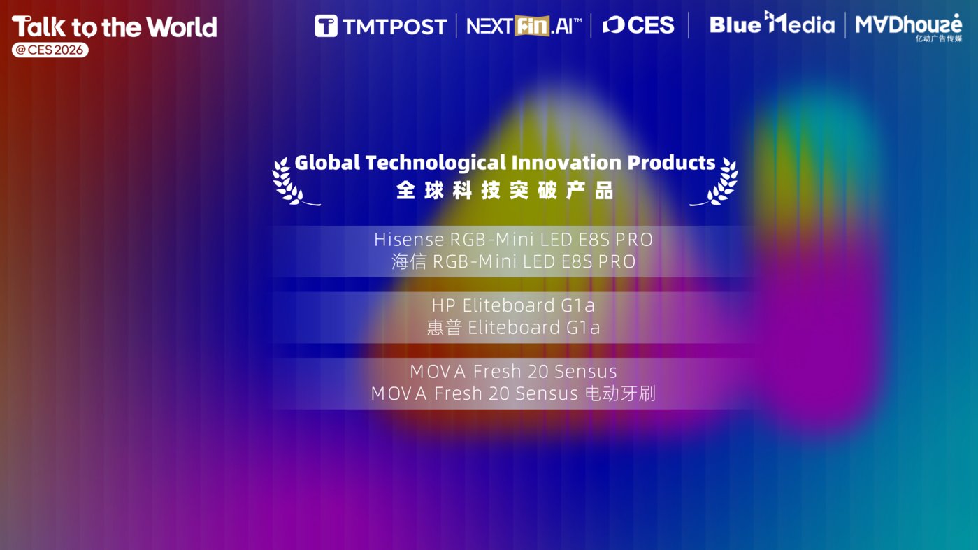 全球科技突破产品