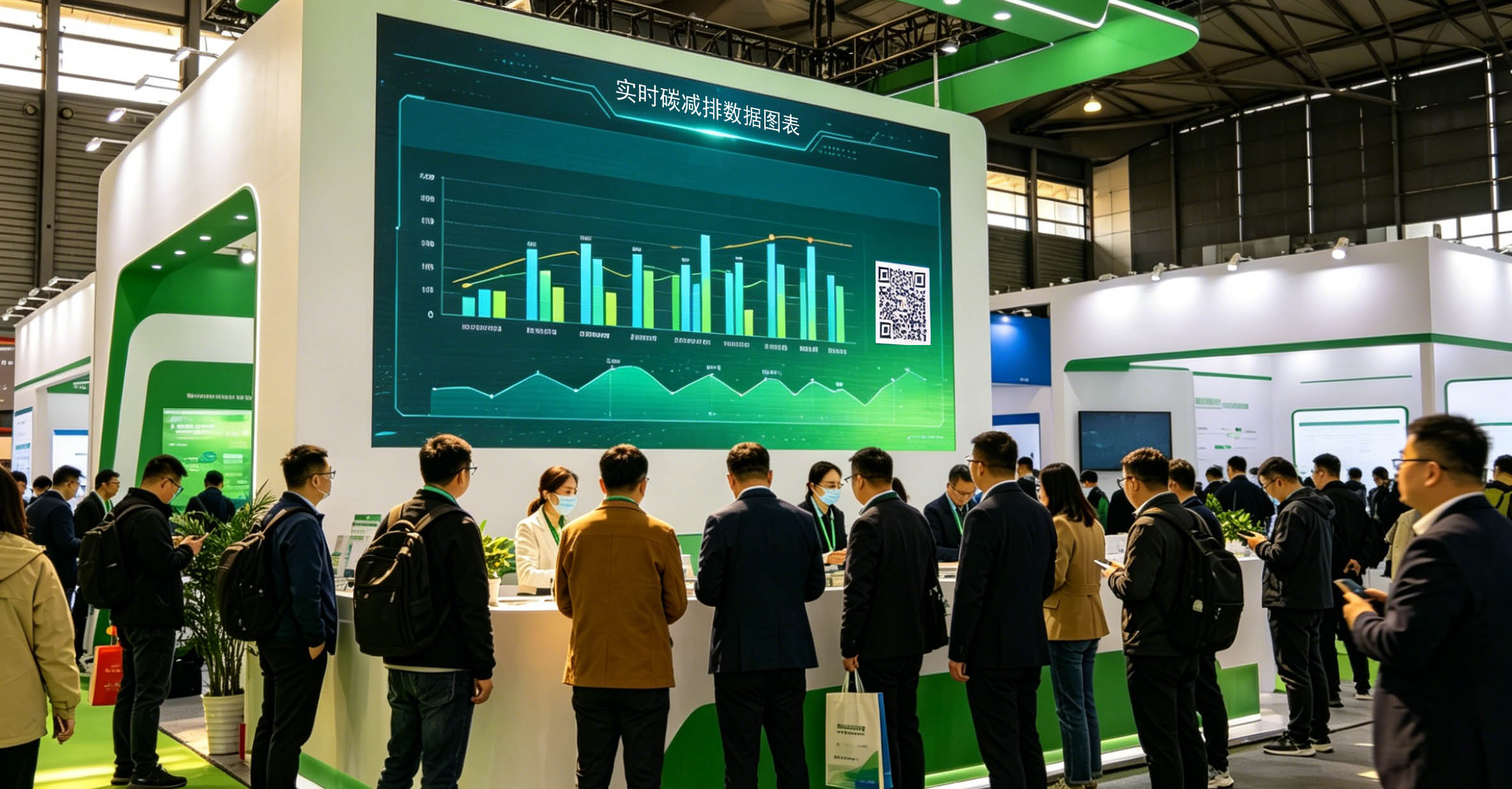 展会碳减排展位现场