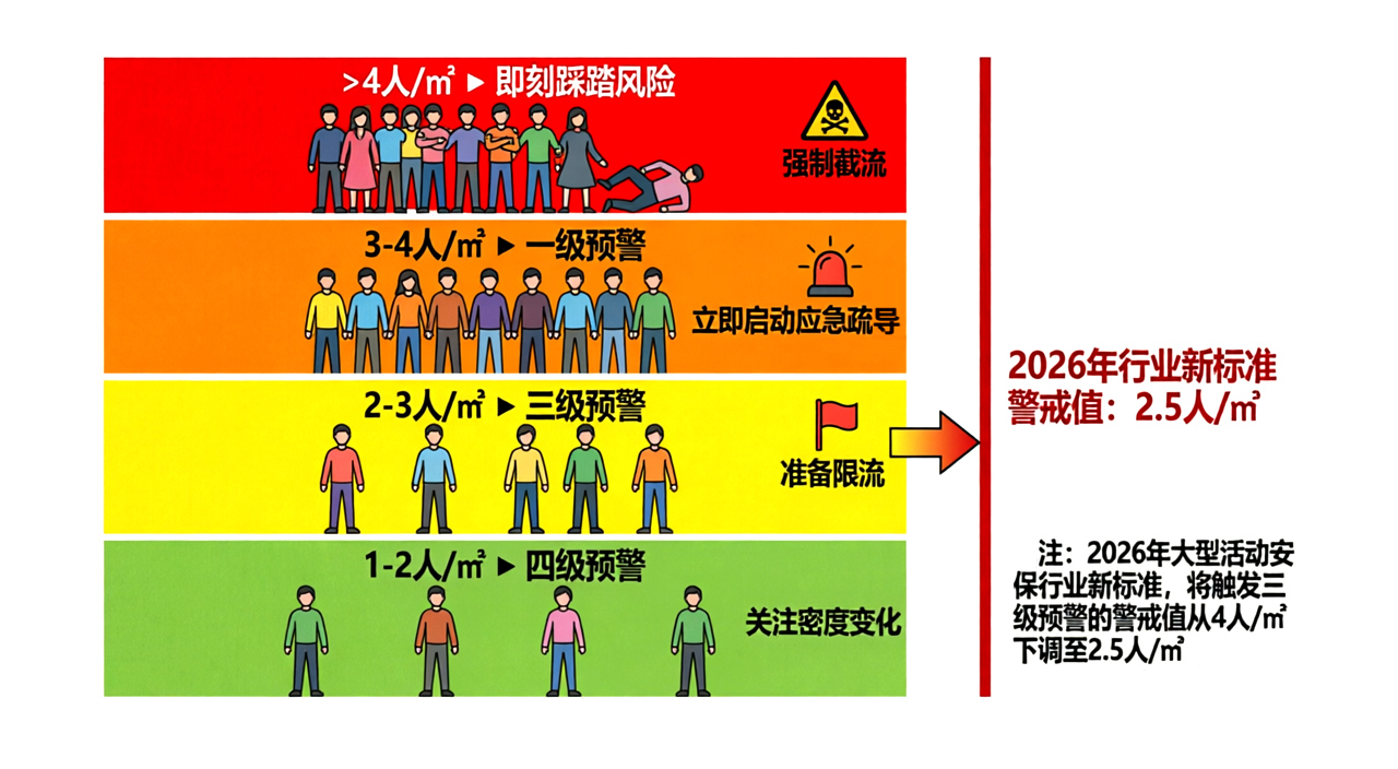 2026新标准人群密度四级预警示意图