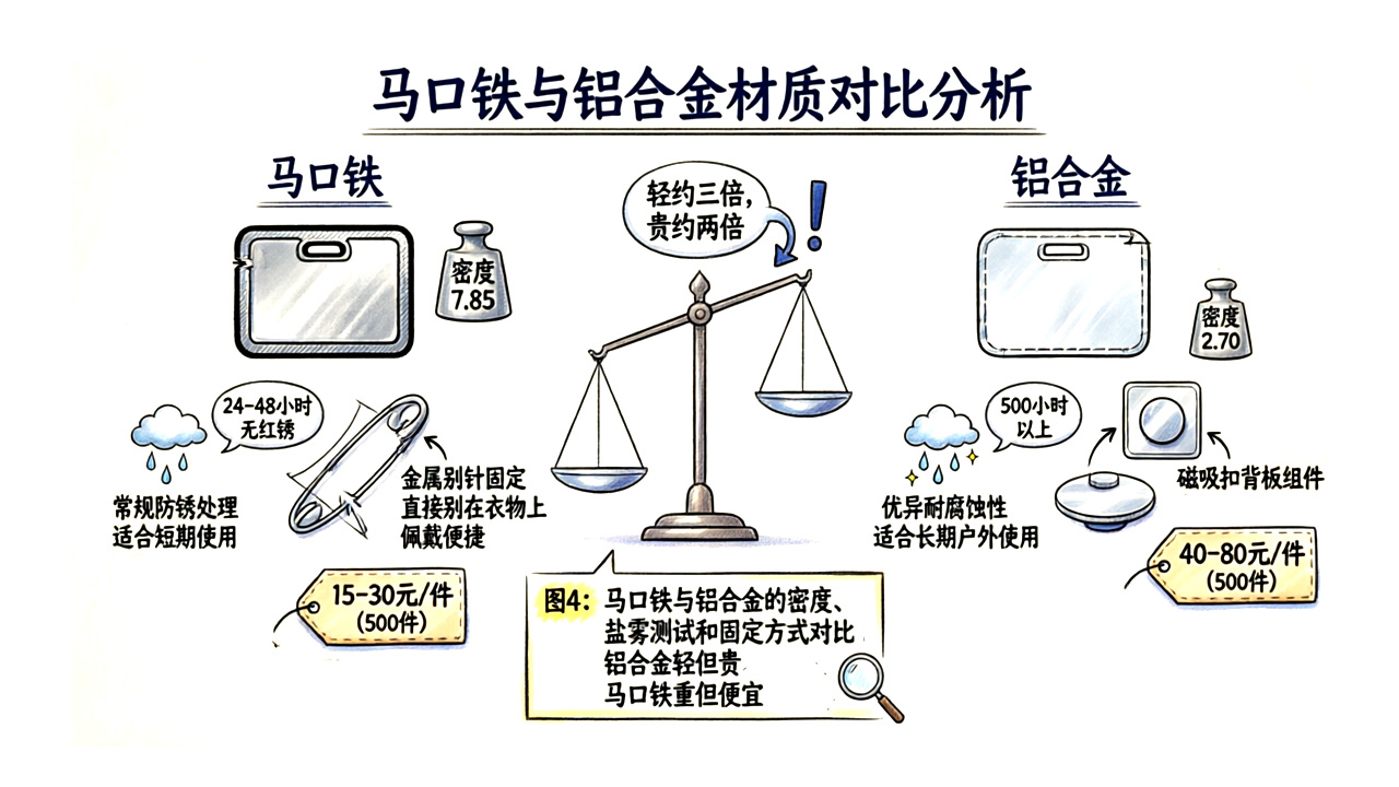 马口铁vs铝合金对比图