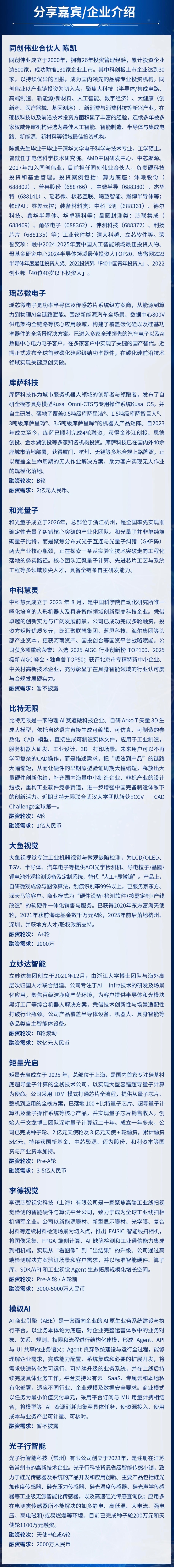 分享嘉宾/企业介绍