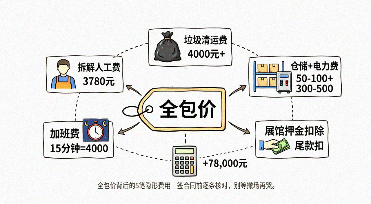 “5笔隐形费用”信息图