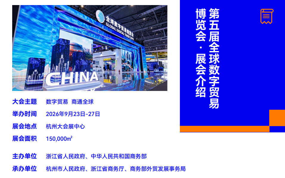 第五届全球数字贸易博览会基础信息