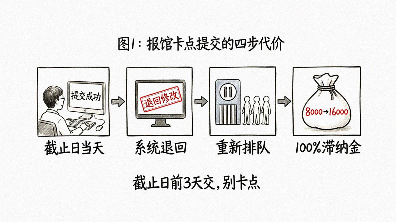 报馆卡点提交的四步代价