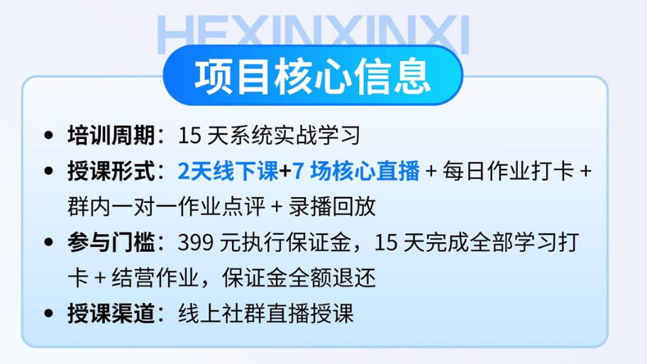 项目核心信息