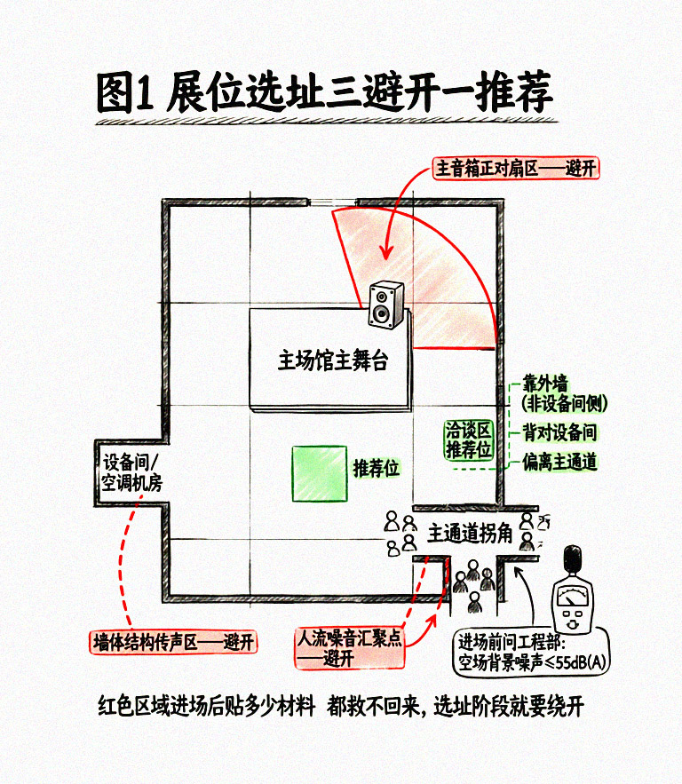 展位选址三避开一推荐