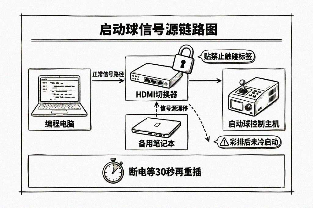 启动球信号源链路图