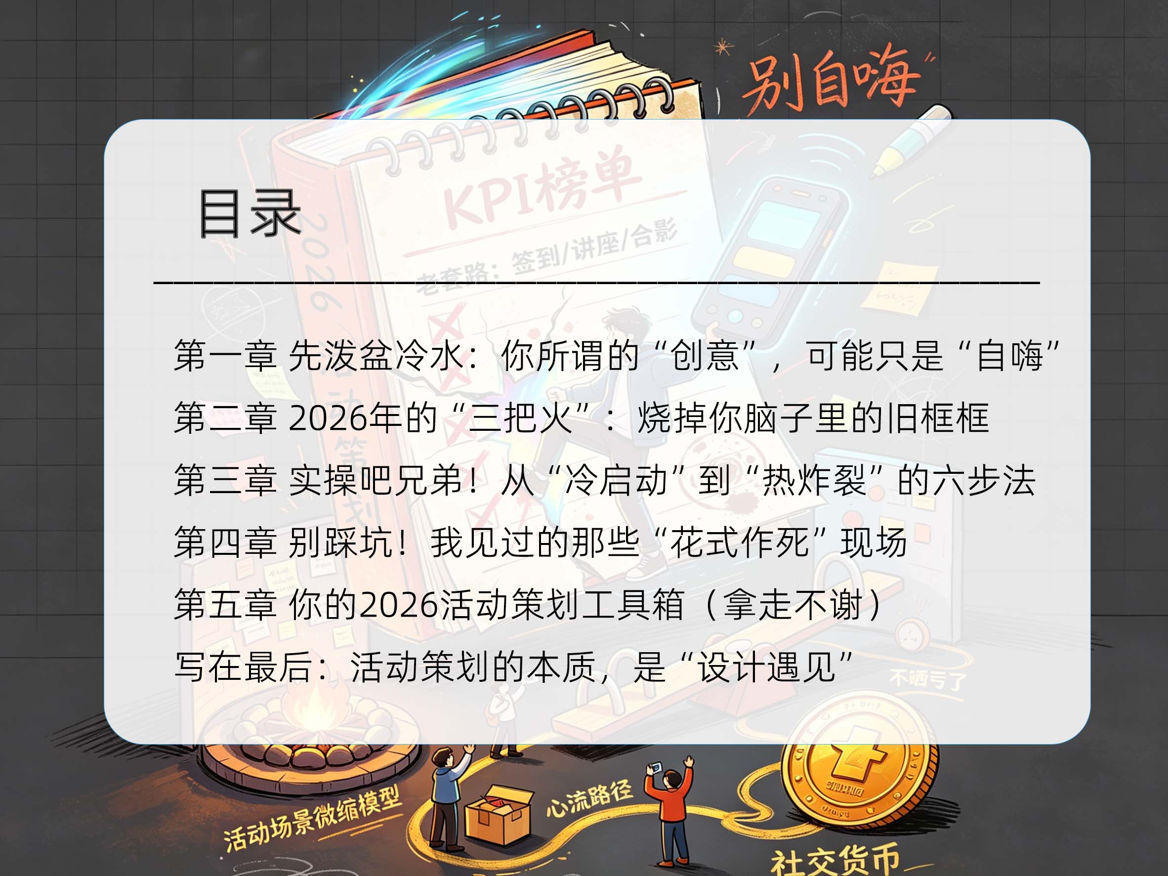 2026活动策划,应该玩点“让用户上头”的真把式!电子书目录