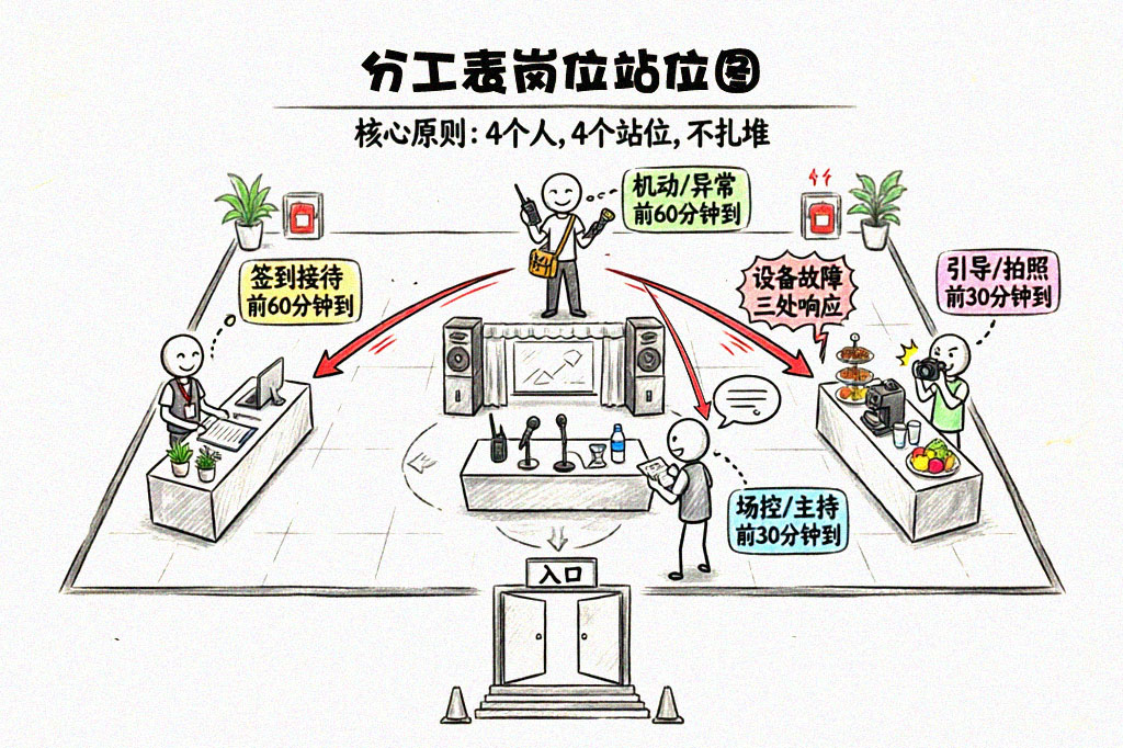 分工表岗位站位图
