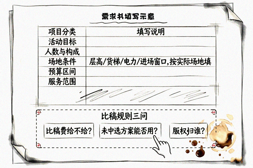 需求书填写示意