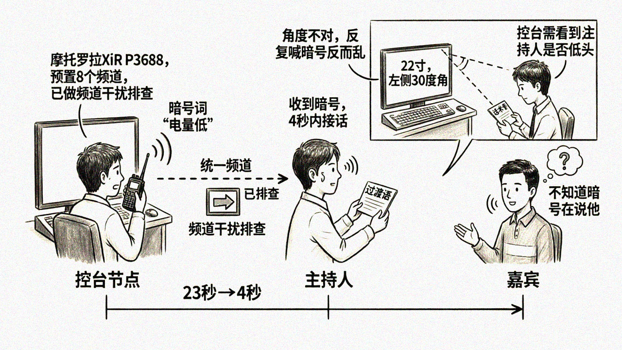 控台-主持人暗号传递链路流程图