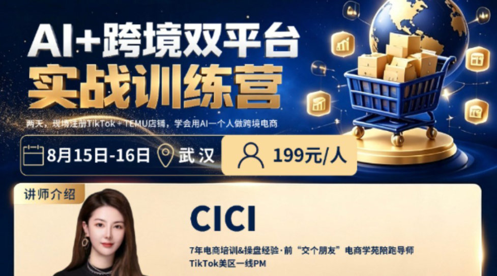 AI+跨境双平台实战训练营