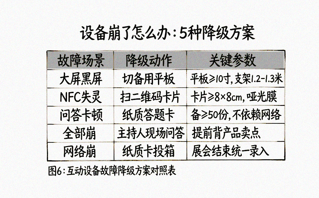 设备故障降级方案对照图