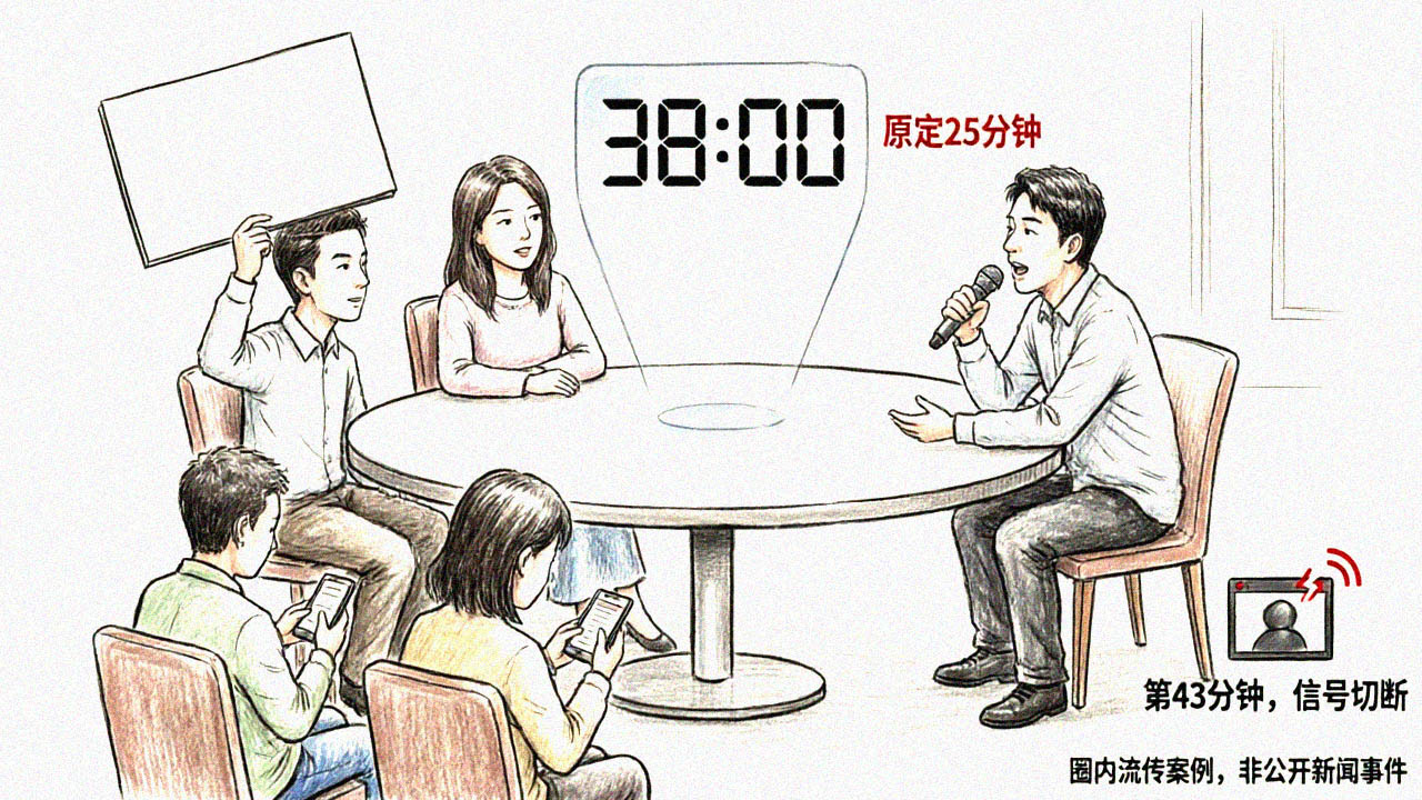 深圳芯片展圆桌超时现场场景图