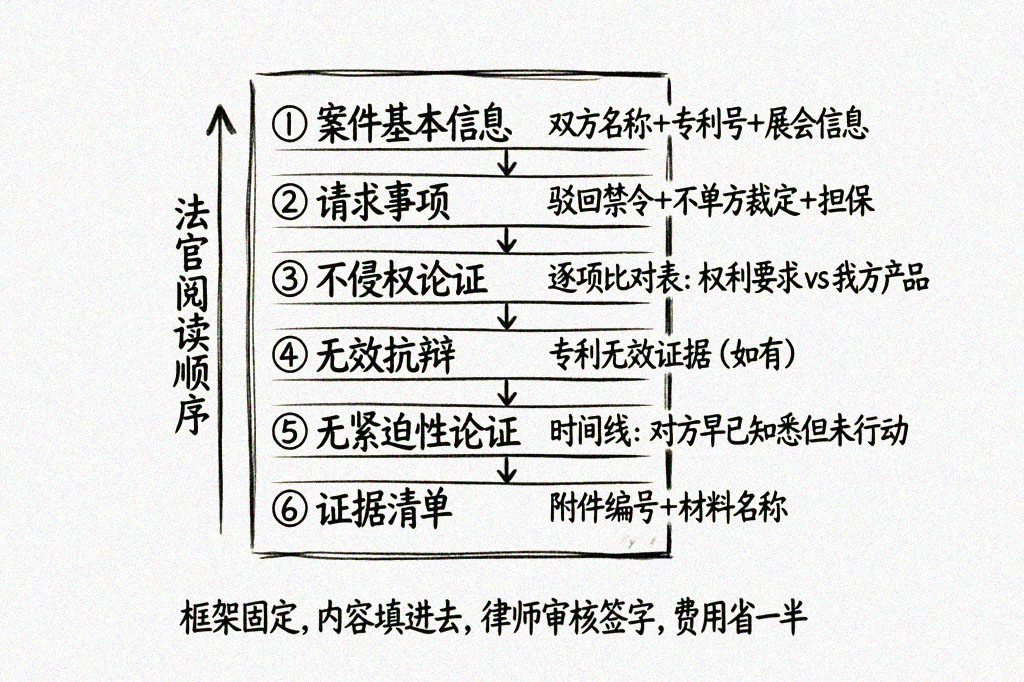 保护函正文六块结构总览