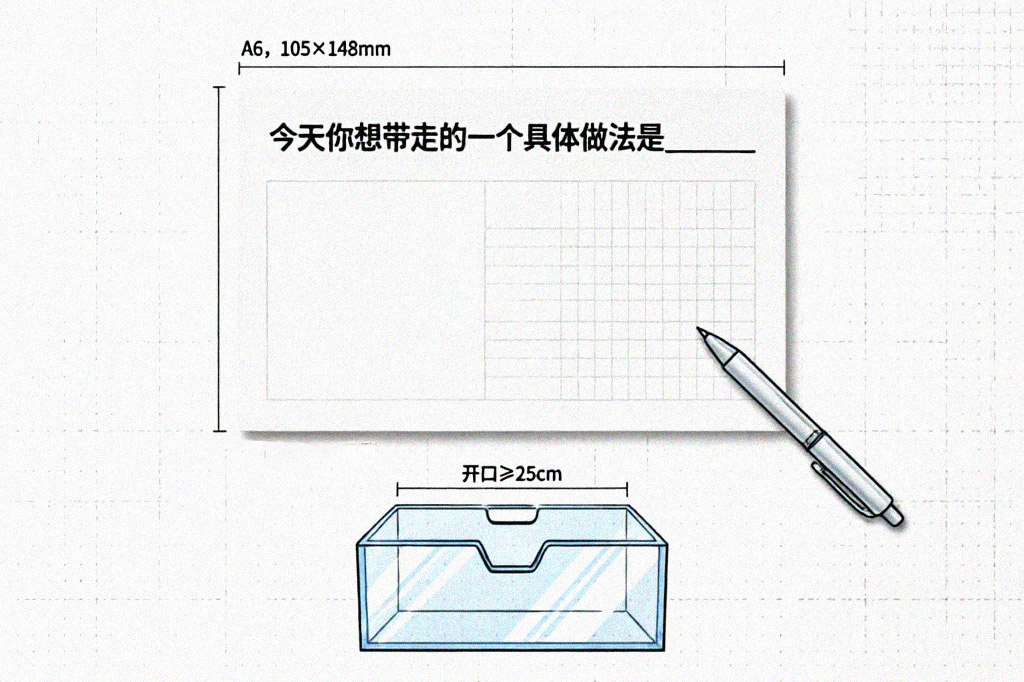 A6卡片示意图