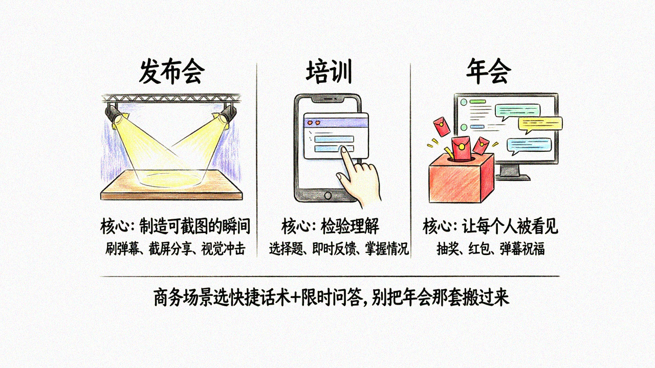 活动类型<strong>互动设计</strong>对照图