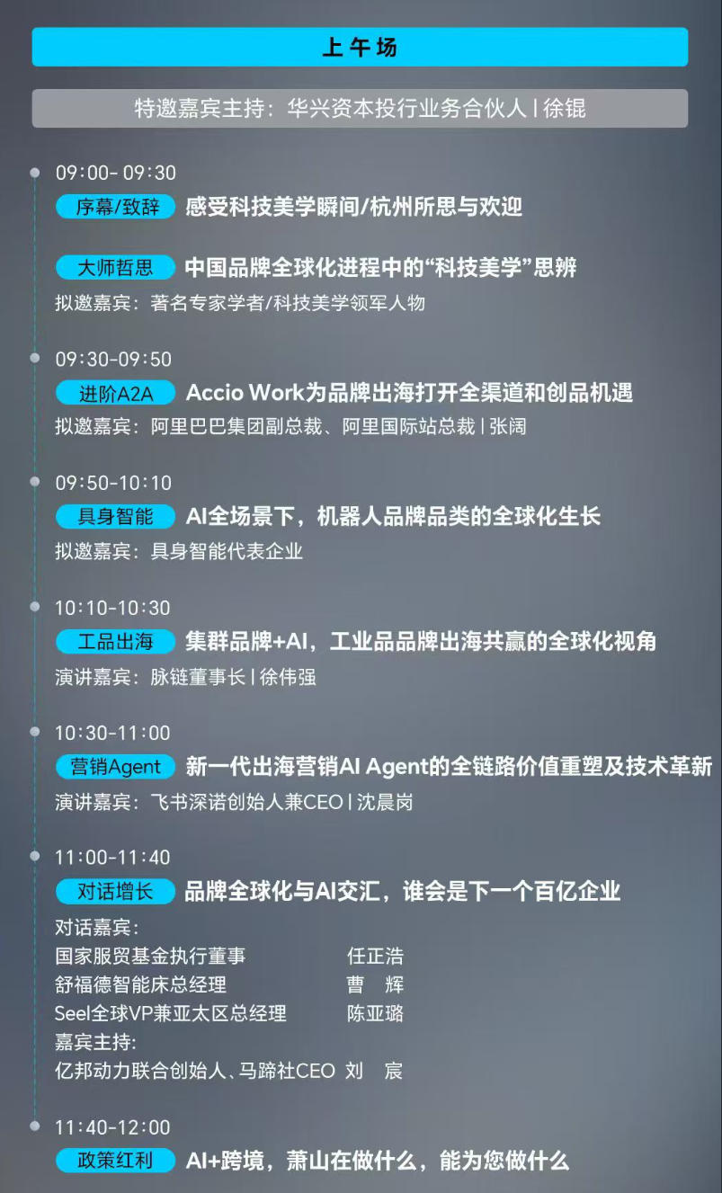 上午场议程